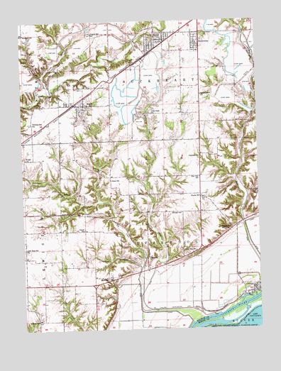 Saint David, IL USGS Topographic Map