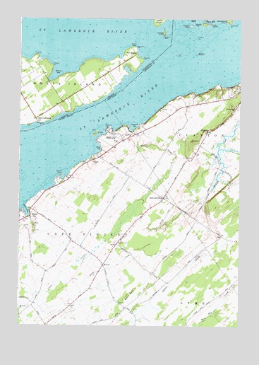 Saint Lawrence, NY USGS Topographic Map