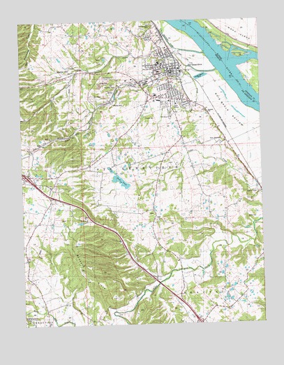 Sainte Genevieve, MO USGS Topographic Map