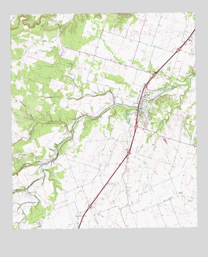 Salado, TX USGS Topographic Map