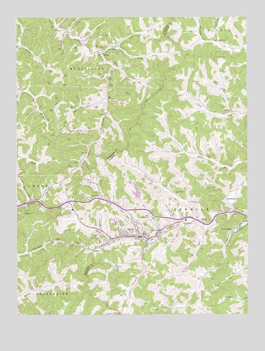 Salem, WV USGS Topographic Map