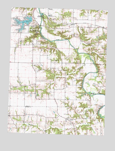 Salisbury, IL USGS Topographic Map