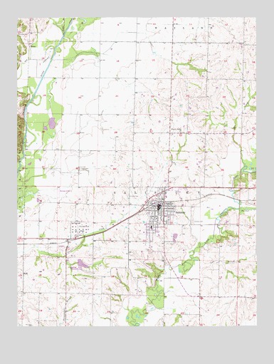 Salisbury, MO USGS Topographic Map