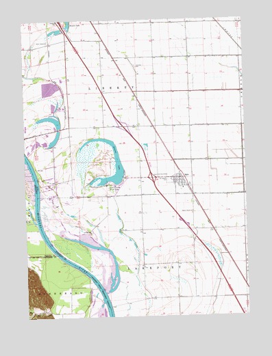 Salix, IA USGS Topographic Map