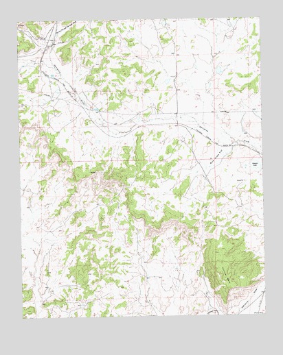 Samson Lake, NM USGS Topographic Map