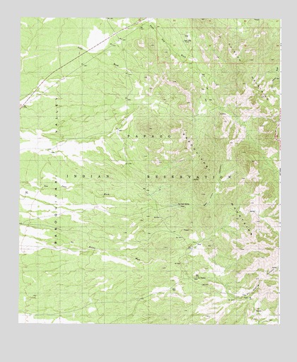 San Juan Spring, AZ USGS Topographic Map