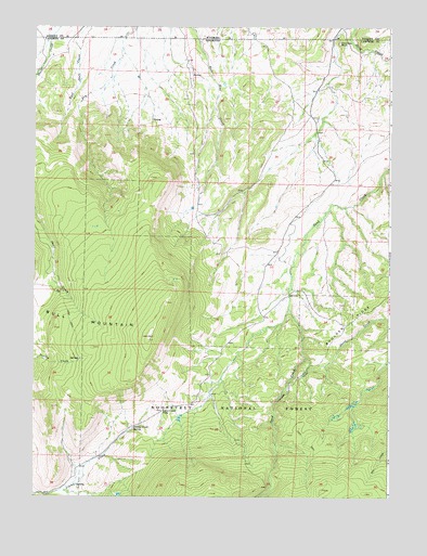 Sand Creek Pass, CO USGS Topographic Map