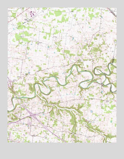 Sango, TN USGS Topographic Map