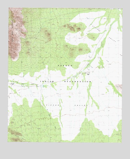 Santa Rosa Mountains SE, AZ USGS Topographic Map