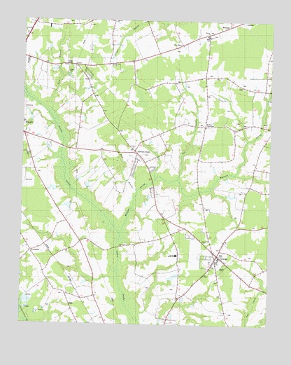 Saratoga, NC USGS Topographic Map