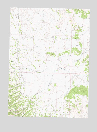 Sawmill Creek, ID USGS Topographic Map