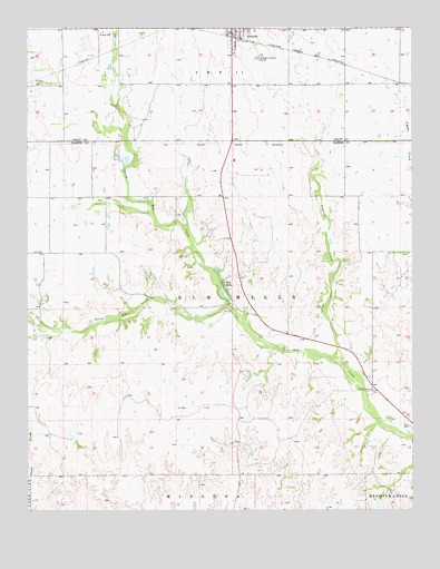 Sawyer, KS USGS Topographic Map