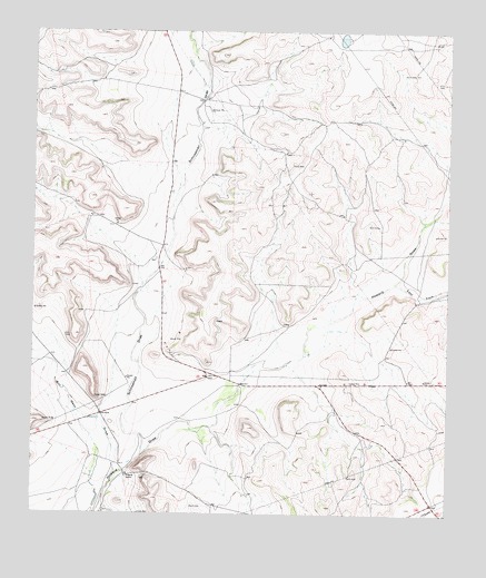 Schneeman Draw NW, TX USGS Topographic Map