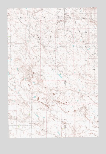Scole School, MT USGS Topographic Map