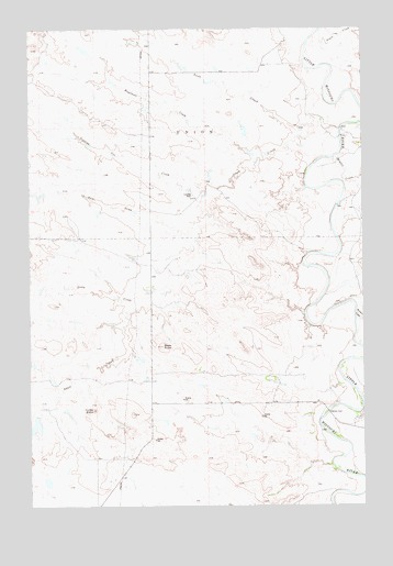 Scott Creek, SD USGS Topographic Map