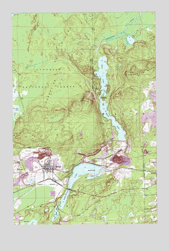 Biwabik, MN USGS Topographic Map
