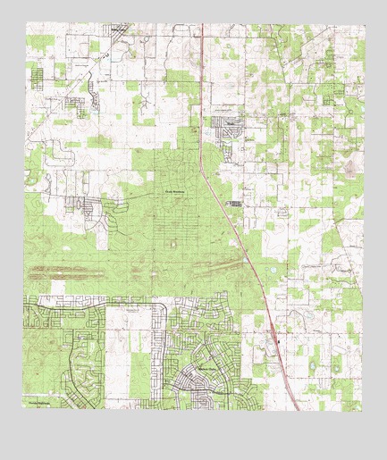 Shady, FL USGS Topographic Map
