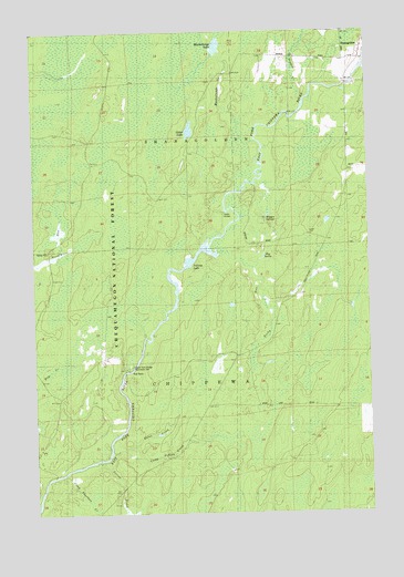 Shanagolden, WI USGS Topographic Map