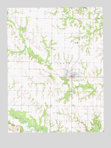 Shelbyville, MO USGS Topographic Map