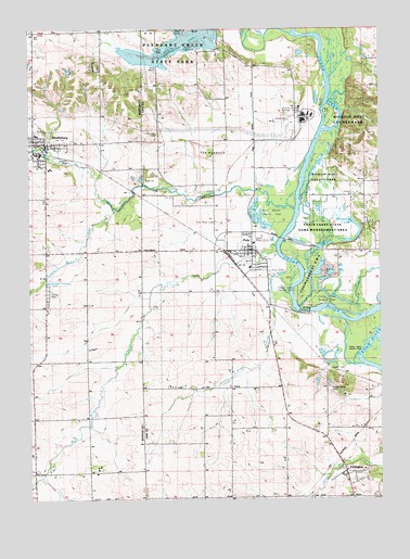 Shellsburg, IA USGS Topographic Map