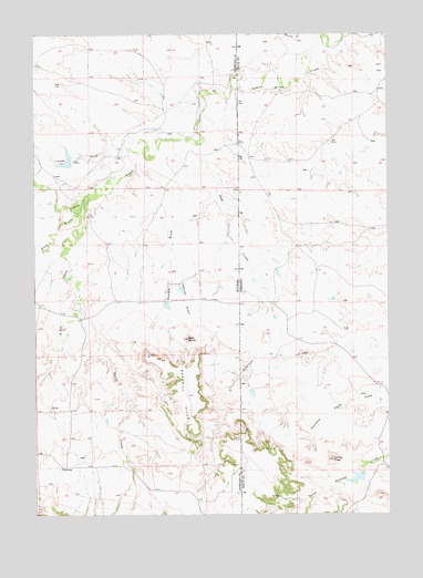 Sherrill Hills, WY USGS Topographic Map