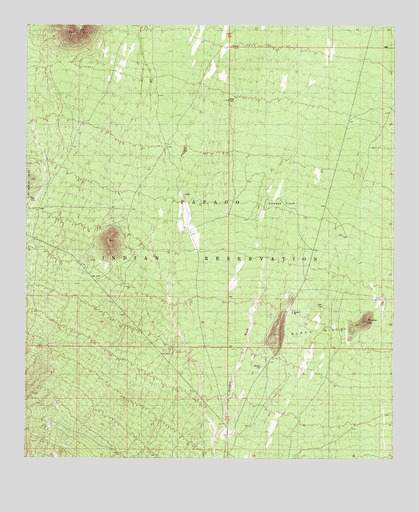 Black Hills, AZ USGS Topographic Map