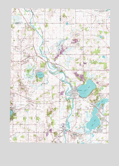 Silver Lake, WI USGS Topographic Map