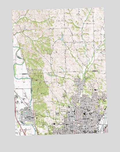 Sioux City North, IA USGS Topographic Map