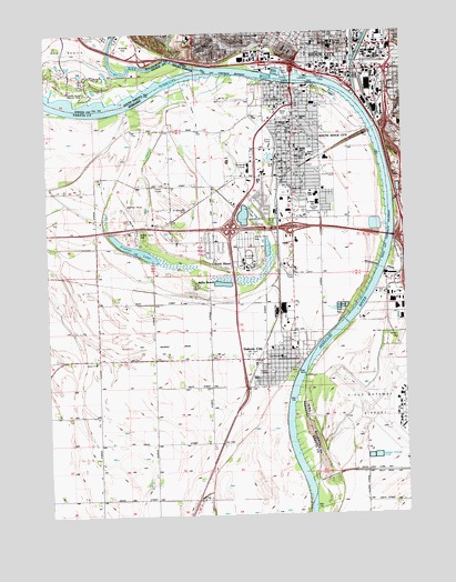 Sioux City South, IA USGS Topographic Map