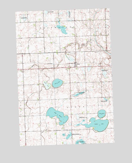 Alberta, MN USGS Topographic Map