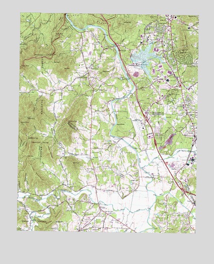 Skyland, NC USGS Topographic Map
