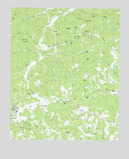 Slater, SC USGS Topographic Map
