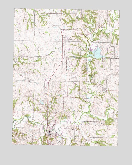 Smithville, MO USGS Topographic Map