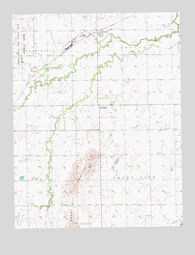 Smolan, KS USGS Topographic Map