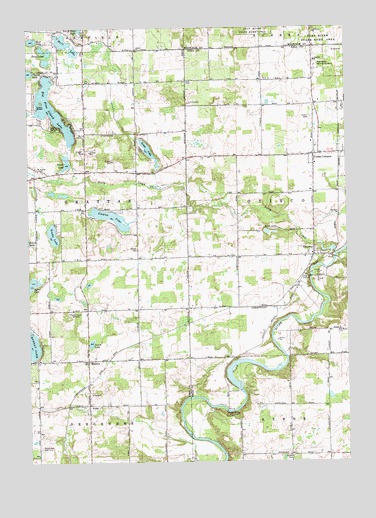 Smyrna, MI USGS Topographic Map