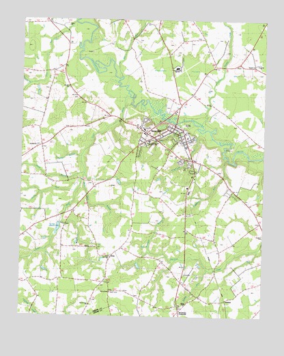 Snow Hill, NC USGS Topographic Map