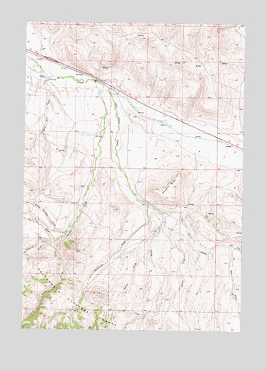 Snowline, MT USGS Topographic Map