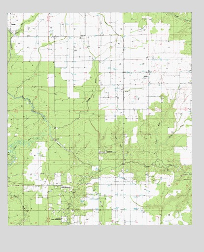 Soileau, LA USGS Topographic Map