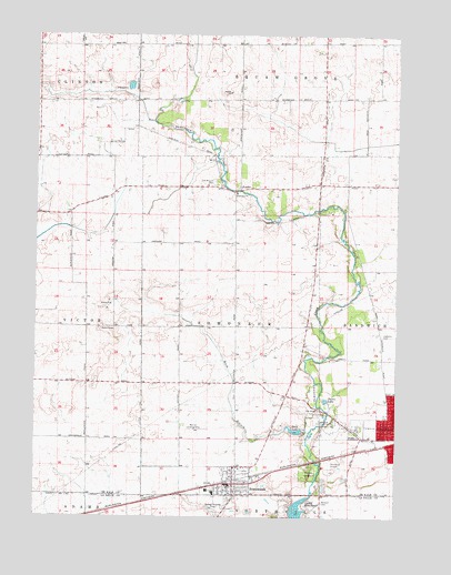 Somonauk, IL USGS Topographic Map