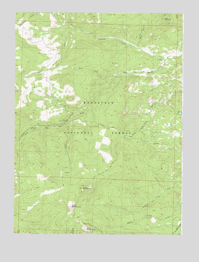 South Bald Mountain, CO USGS Topographic Map