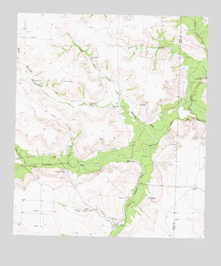 South Mustang Draw NE, TX USGS Topographic Map