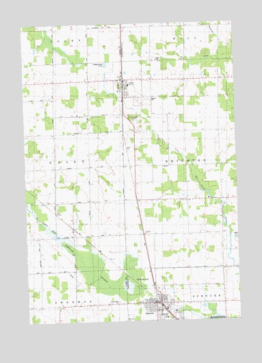 Spencer North, WI USGS Topographic Map