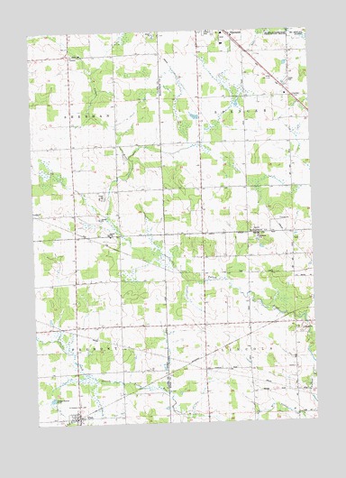 Spencer South, WI USGS Topographic Map