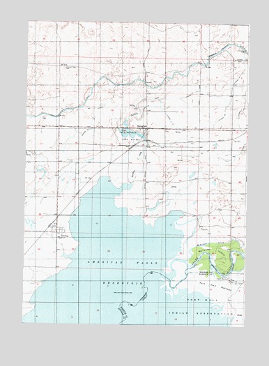 Springfield, ID USGS Topographic Map