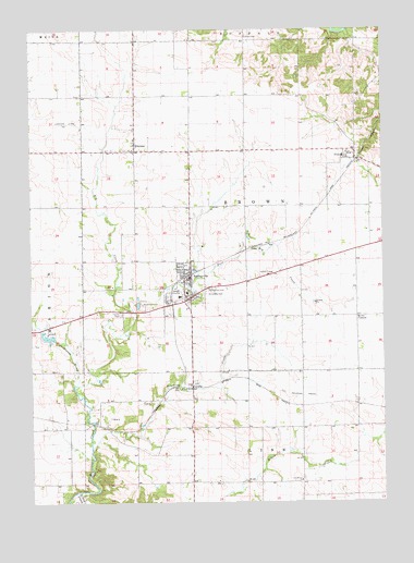 Springville, IA USGS Topographic Map