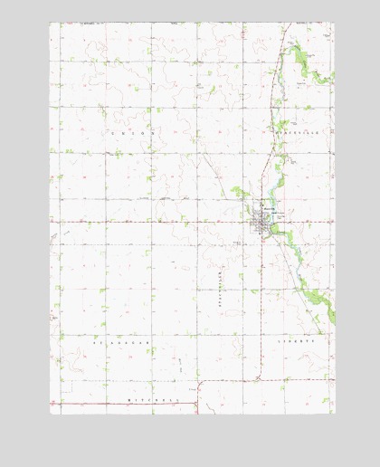 Stacyville, IA USGS Topographic Map