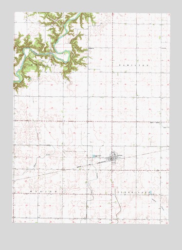 Stanhope, IA USGS Topographic Map