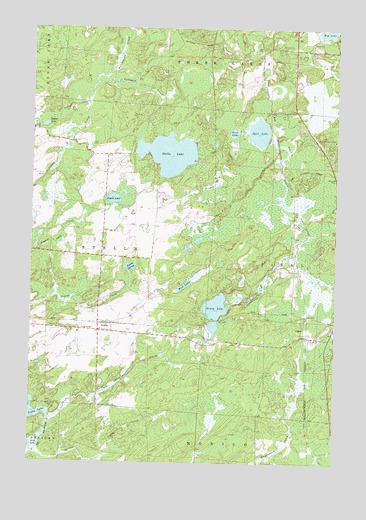 Starks, WI USGS Topographic Map