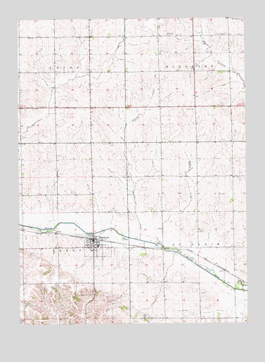 Blairstown, IA USGS Topographic Map