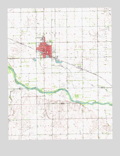 Sterling, KS USGS Topographic Map